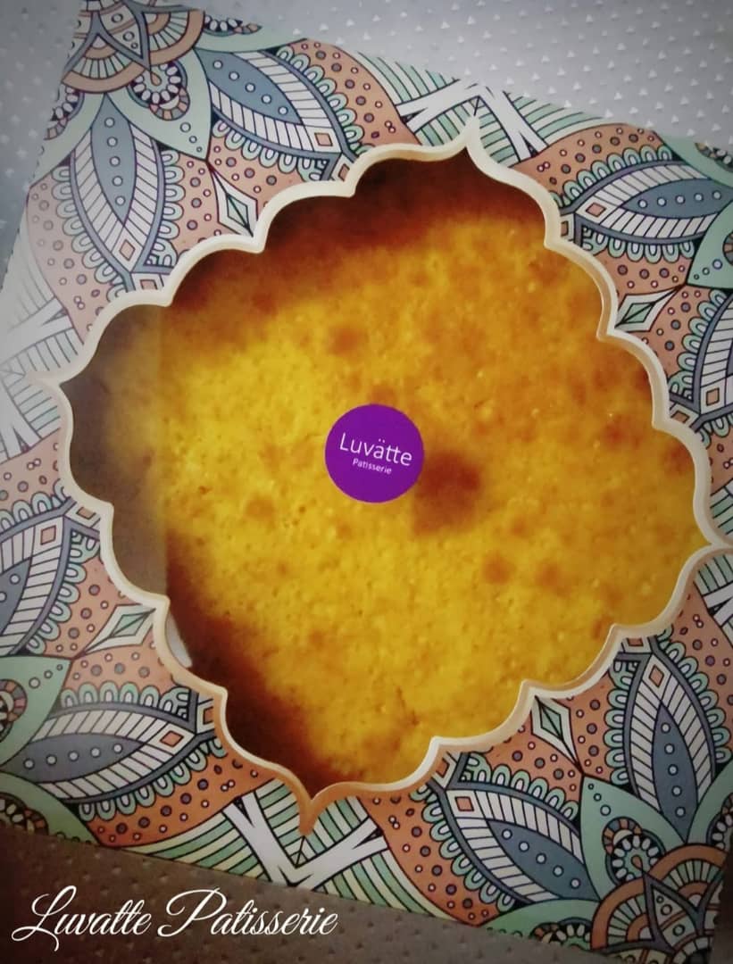 Luvatte Patisserie French Butter Orange Cake (No Frosting)
